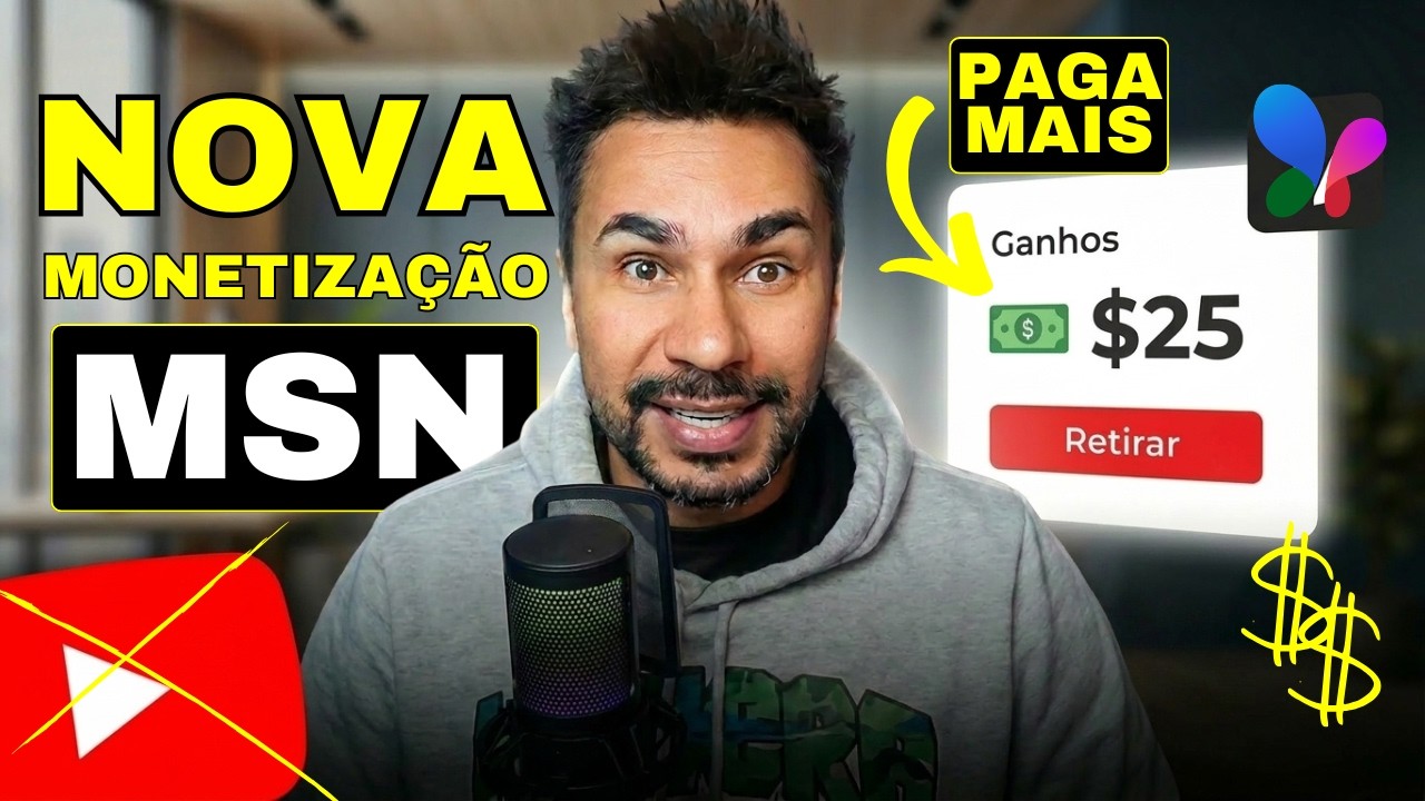 MSN nova monetização em dólar paga mais que o YouTube: como se inscrever