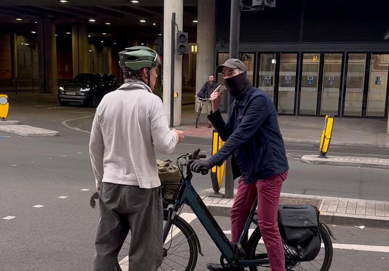 Benedict Cumberbatch called deluded by fellow cyclist after running red ...