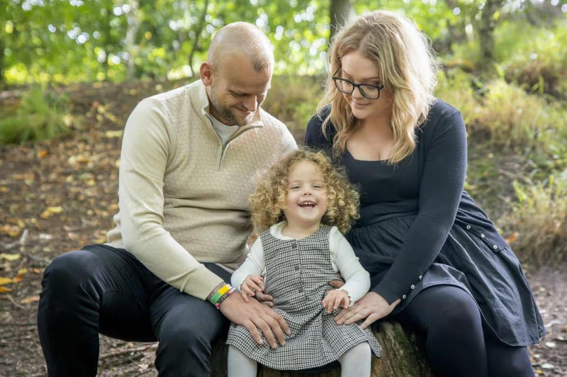 Toddler diagnosed with rare muscle wasting disease after being unable ...