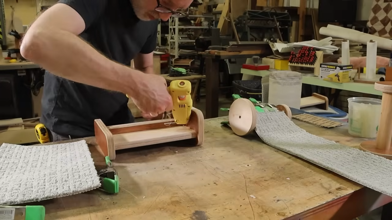 How he built a modular cat wall using only three screws