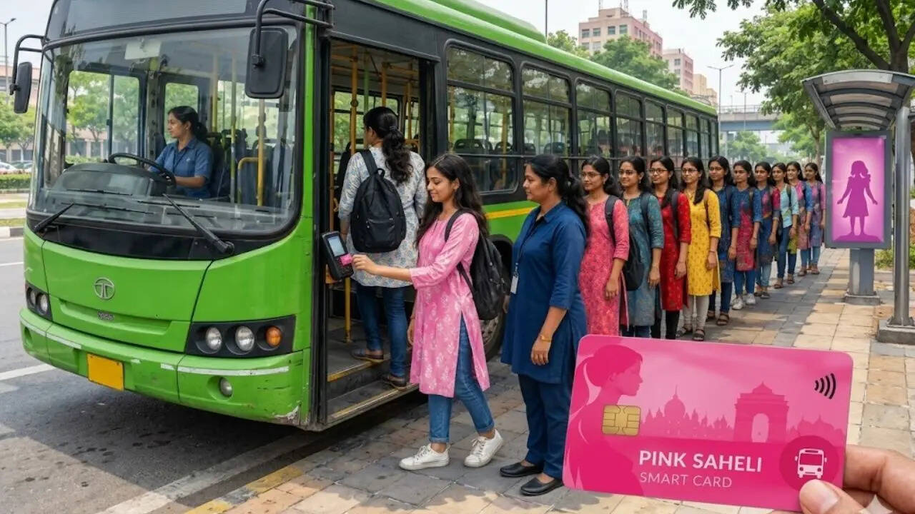 Tap & travel: Delhi women to use Pink Saheli smart cards for free bus rides