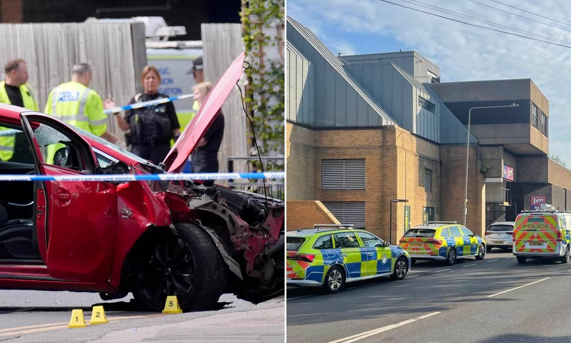 Man 'tried to kill five people by ramming his car into crowd of ...