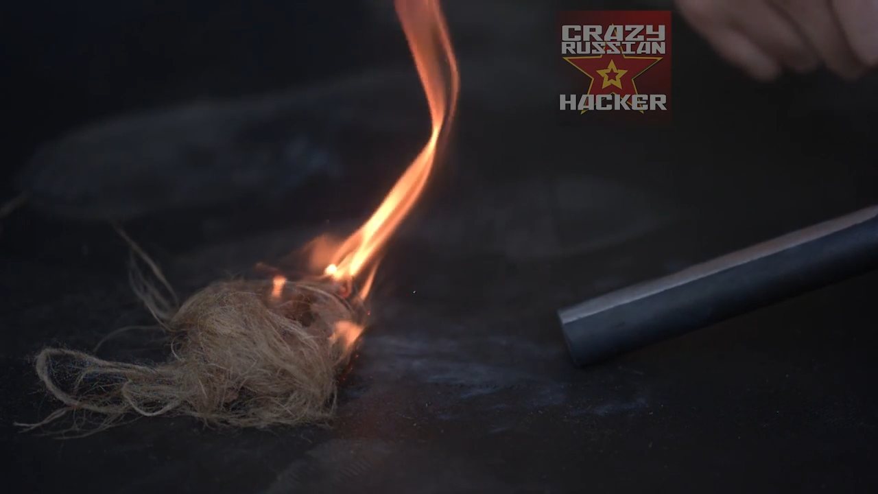 He filmed sparks flying off the world’s largest fire striker