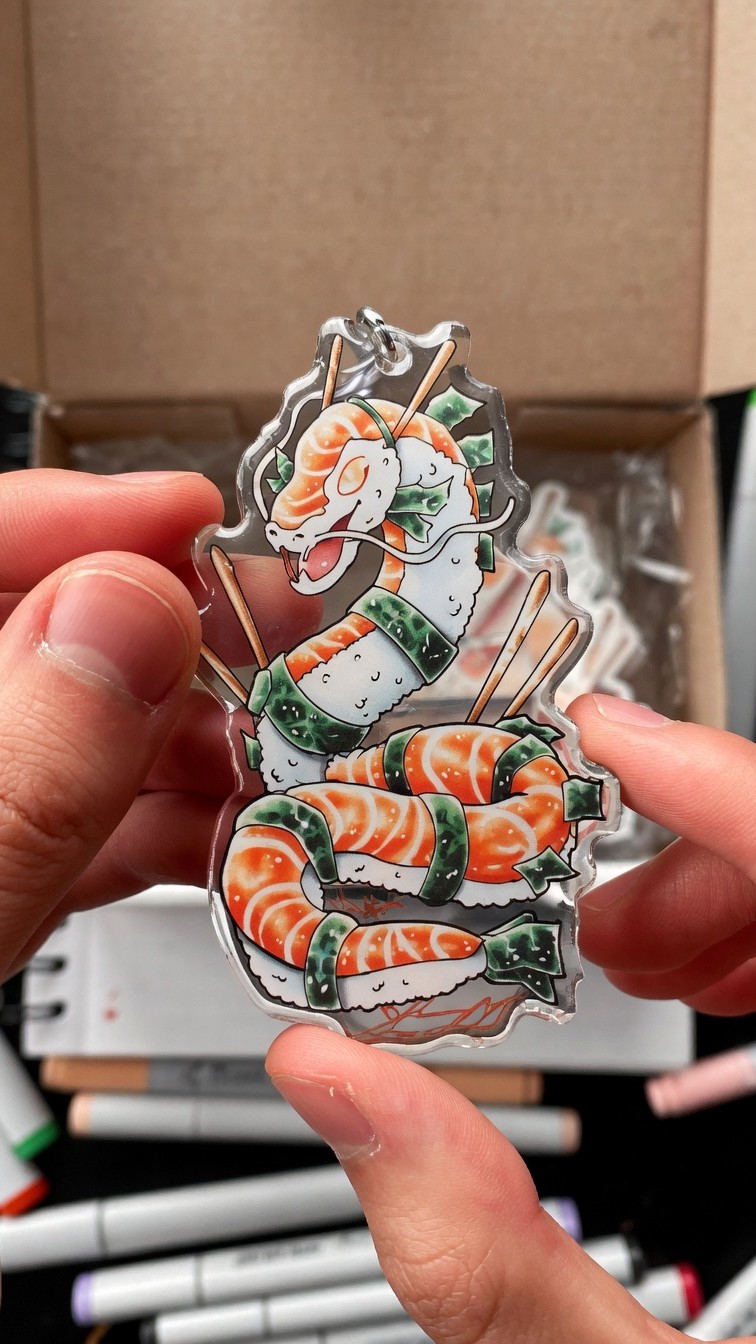 Sushi keychain contest chooses top art entries