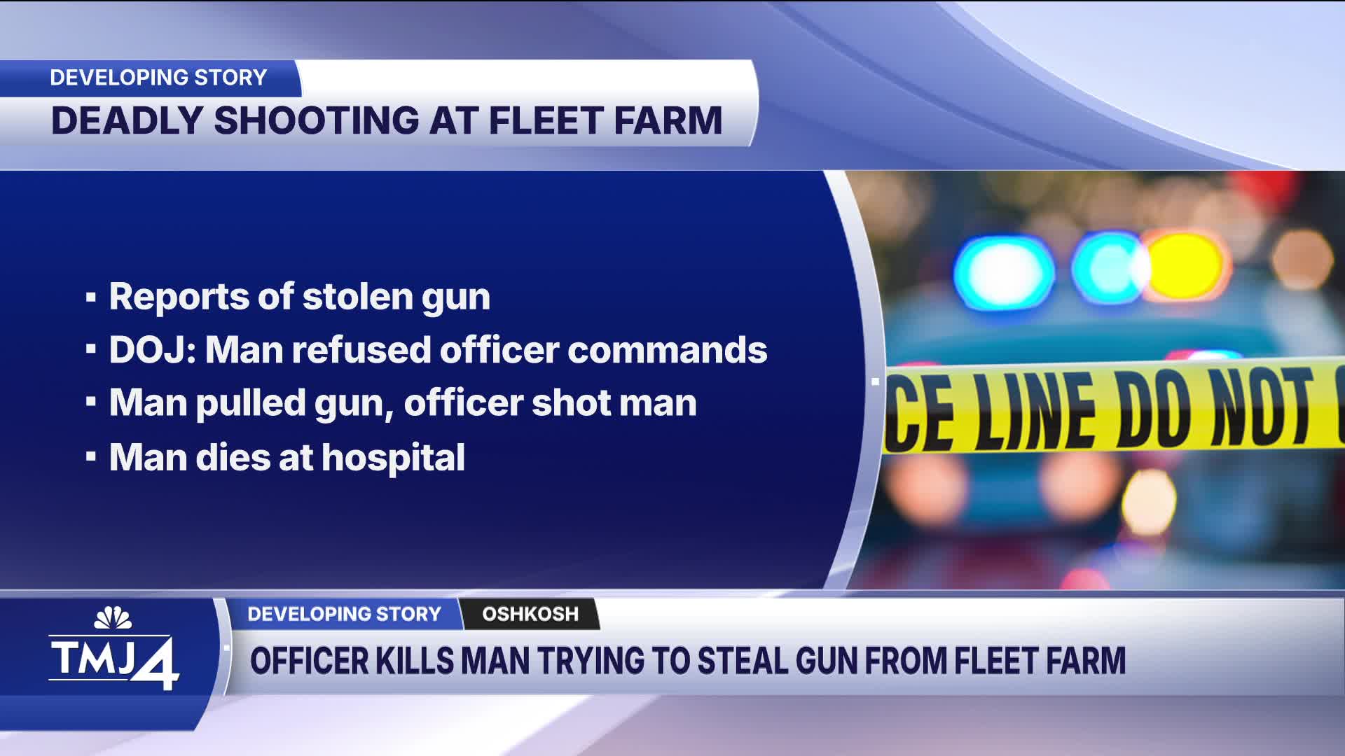 Wisconsin DOJ: One dead in officer-involved shooting with Oshkosh ...