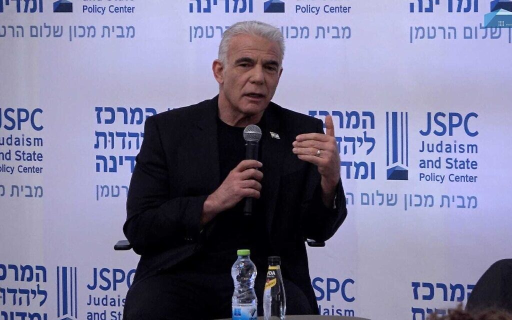 Lapid: ‘I believe there will be more mergers’ of parties ahead of the ...