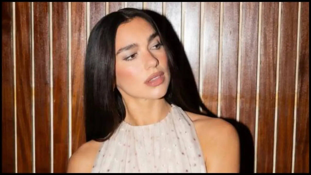 princess polly baby blue dress Dua Lipa