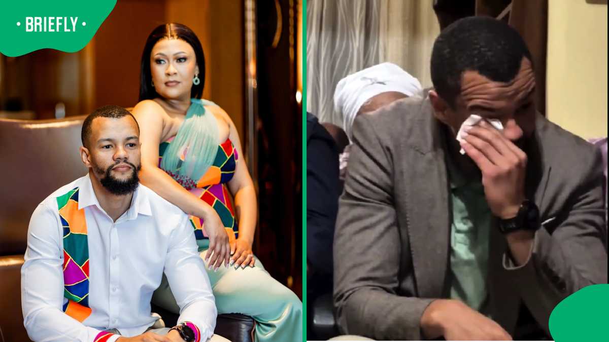 Namibian groom’s emotional tears during lobola meeting go viral online