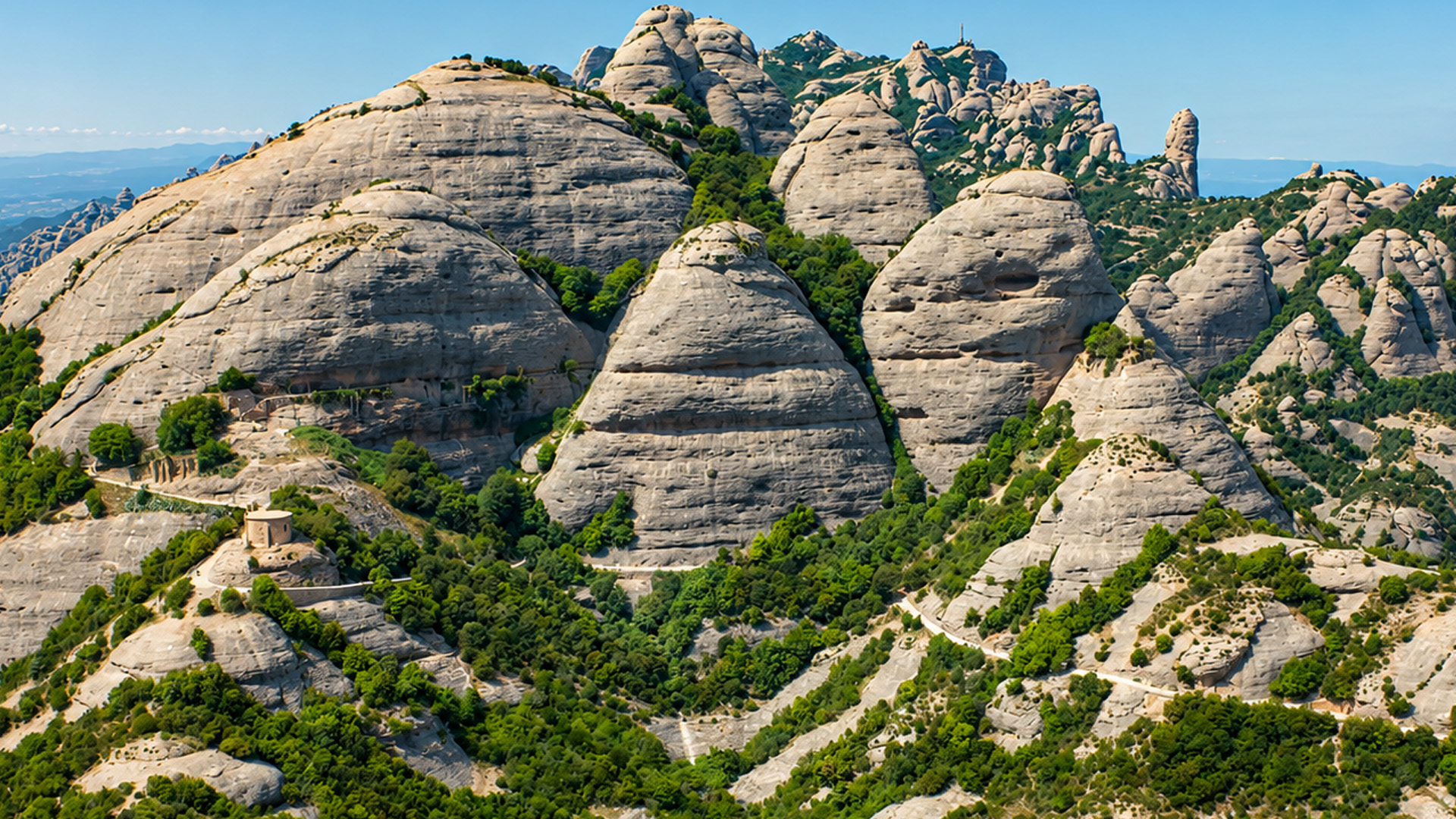Massive Stone Hills Shaped by Thousands of Years