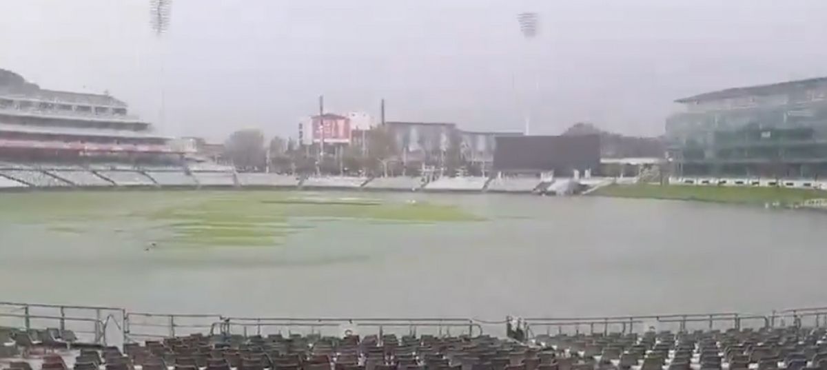 Video: Flooded Newlands cricket stadium turns into a pool