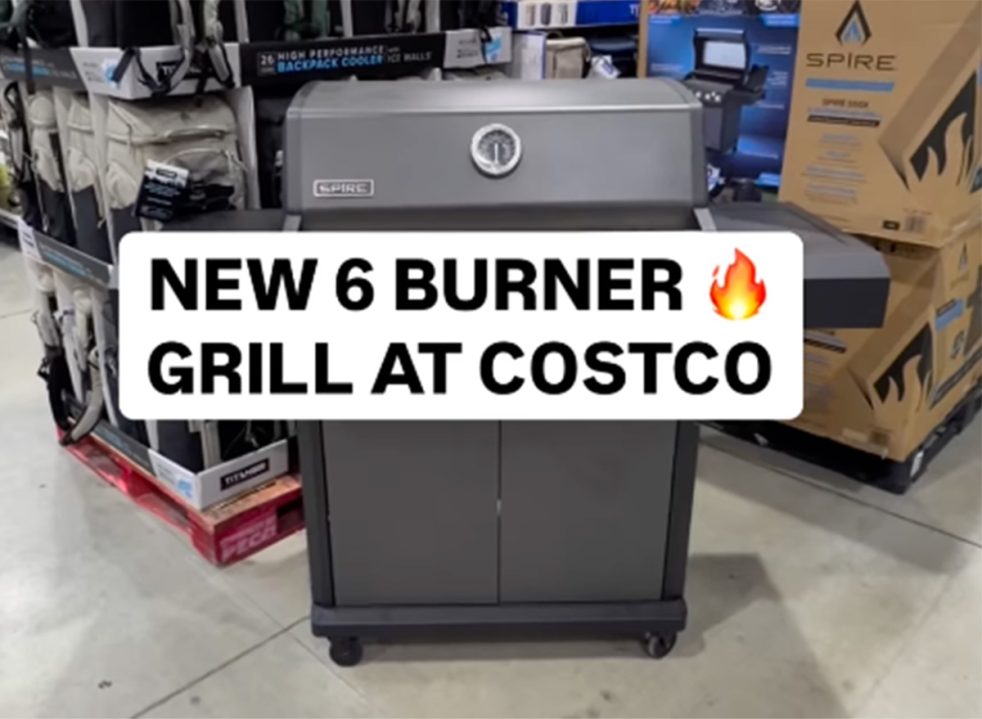 A 6 Burner Grill