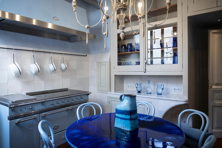 La cocina de la tercera planta de la Casa Batlló.