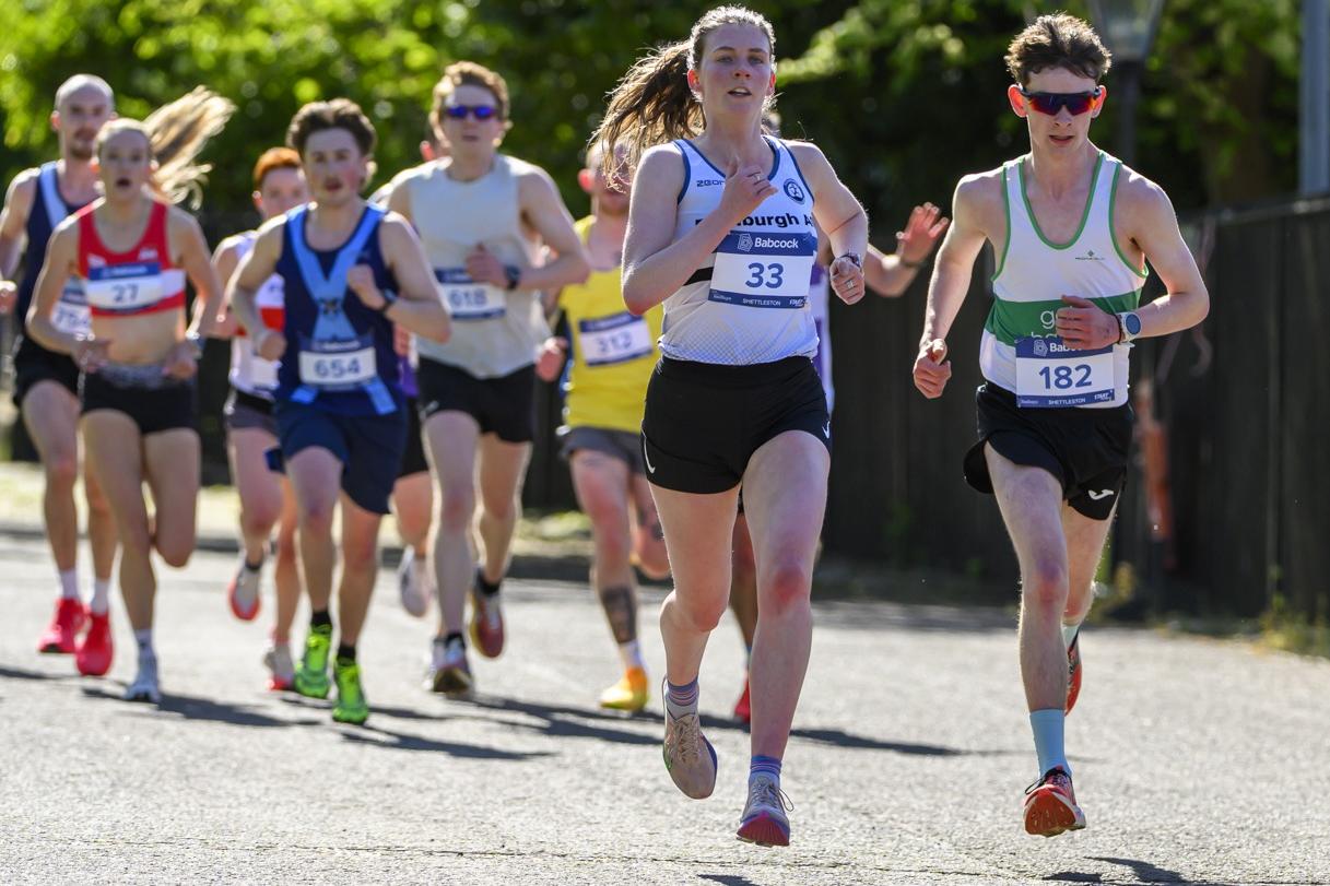 Galashiels mother and son on run at 10km Glasgow road-race