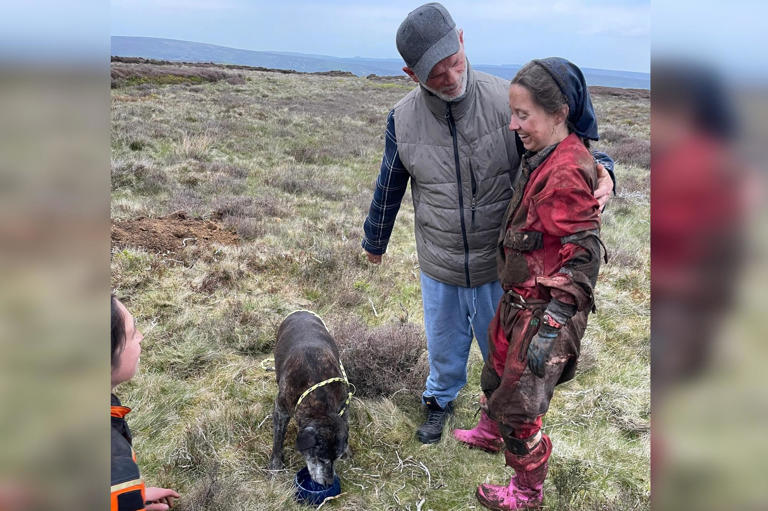 Dramatic six hour rescue by SRMRT saves dog trapped in deep underground ...