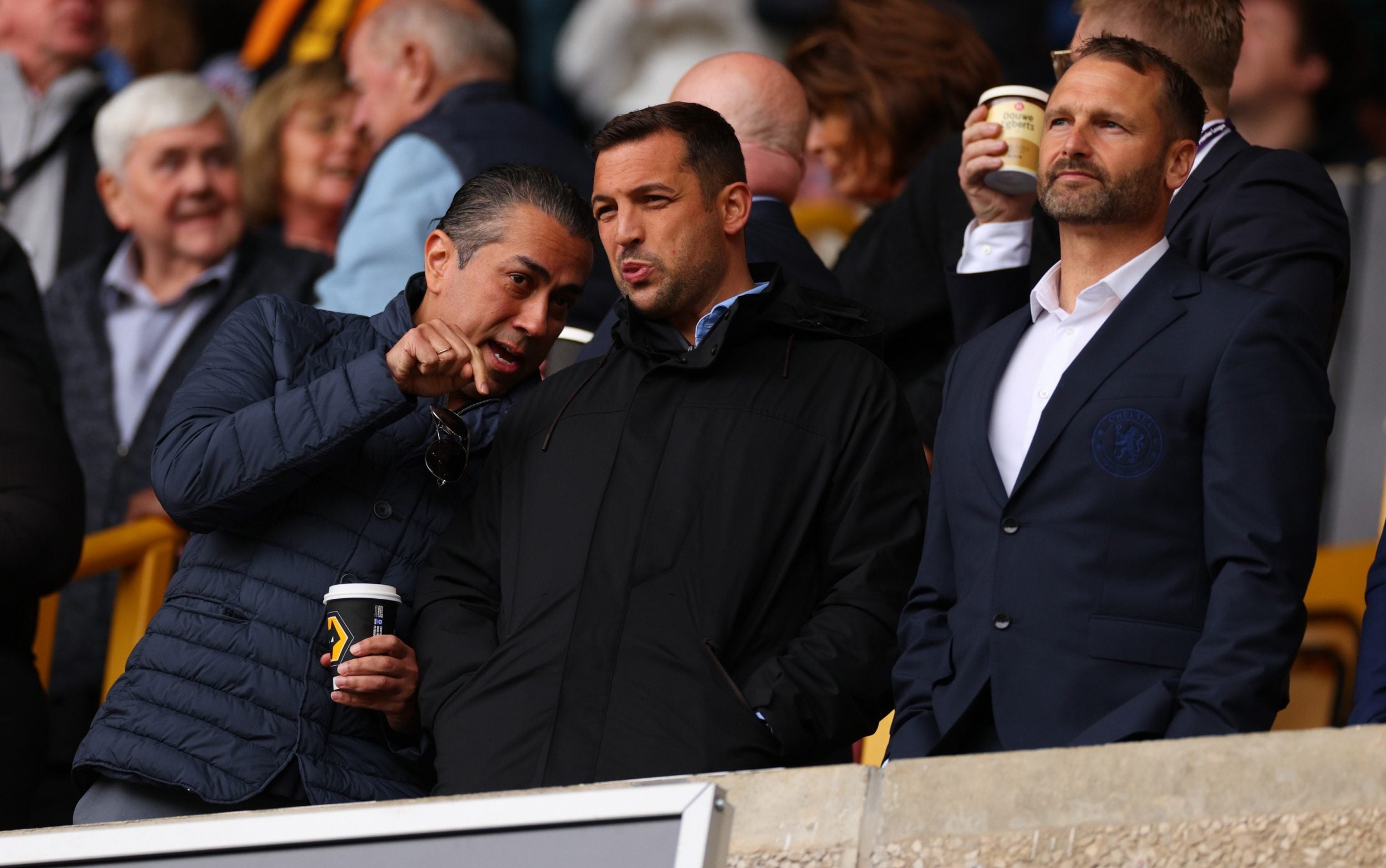 Paul Winstanley (right) and Laurence Stewart (centre) are leading the search for a new head coach - Marc Atkins/Getty Images