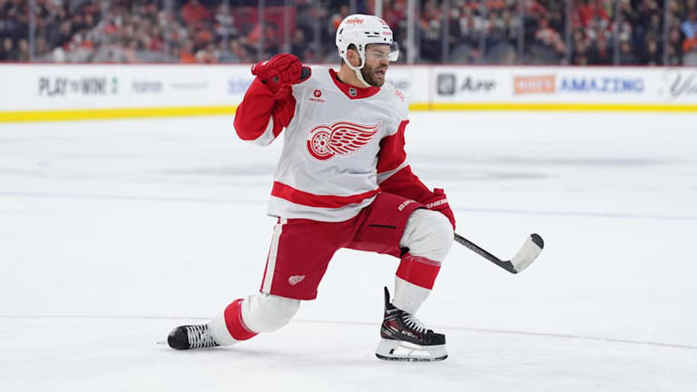 Red Wings forward the offensive MVP of the team