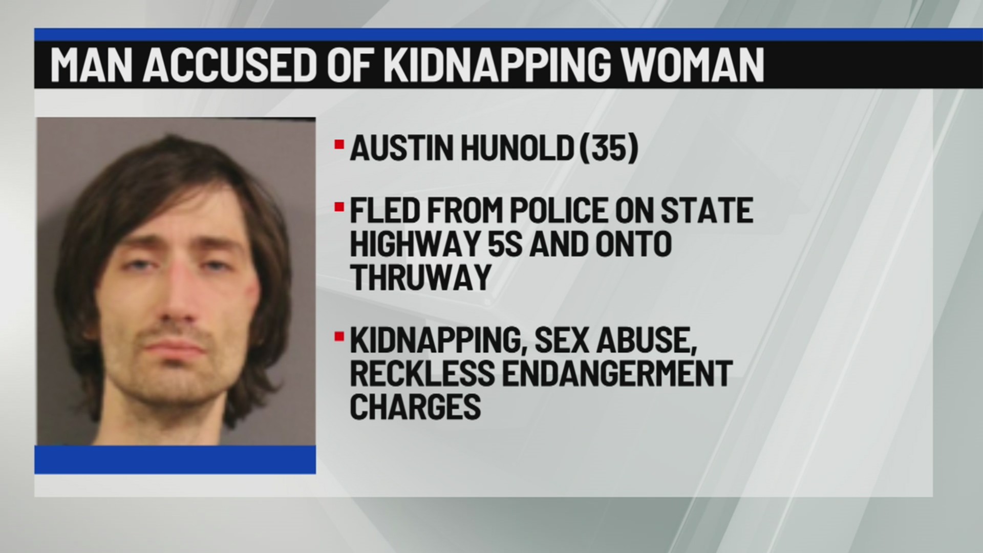 Man accused of kidnapping woman, leading police on chase