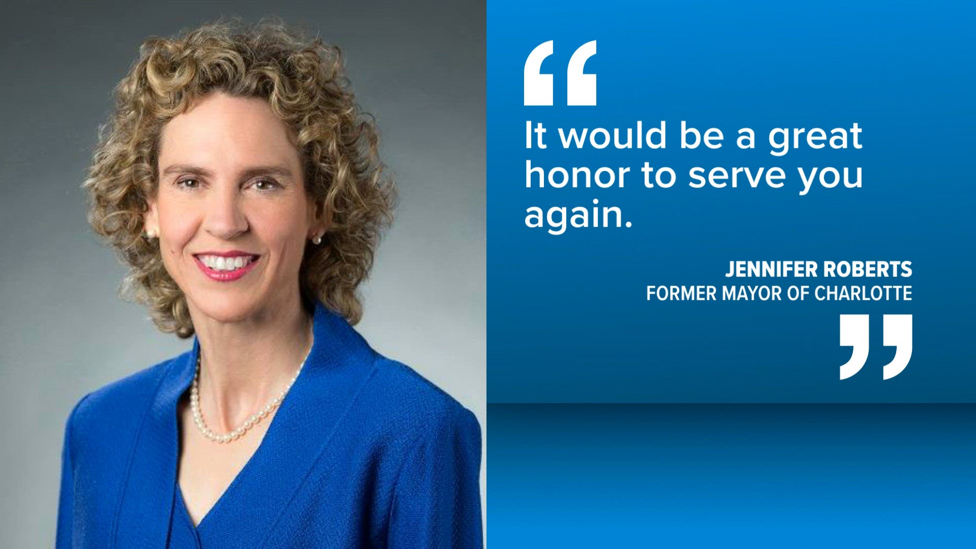 Former Charlotte mayor puts her name in the hat for interim mayor