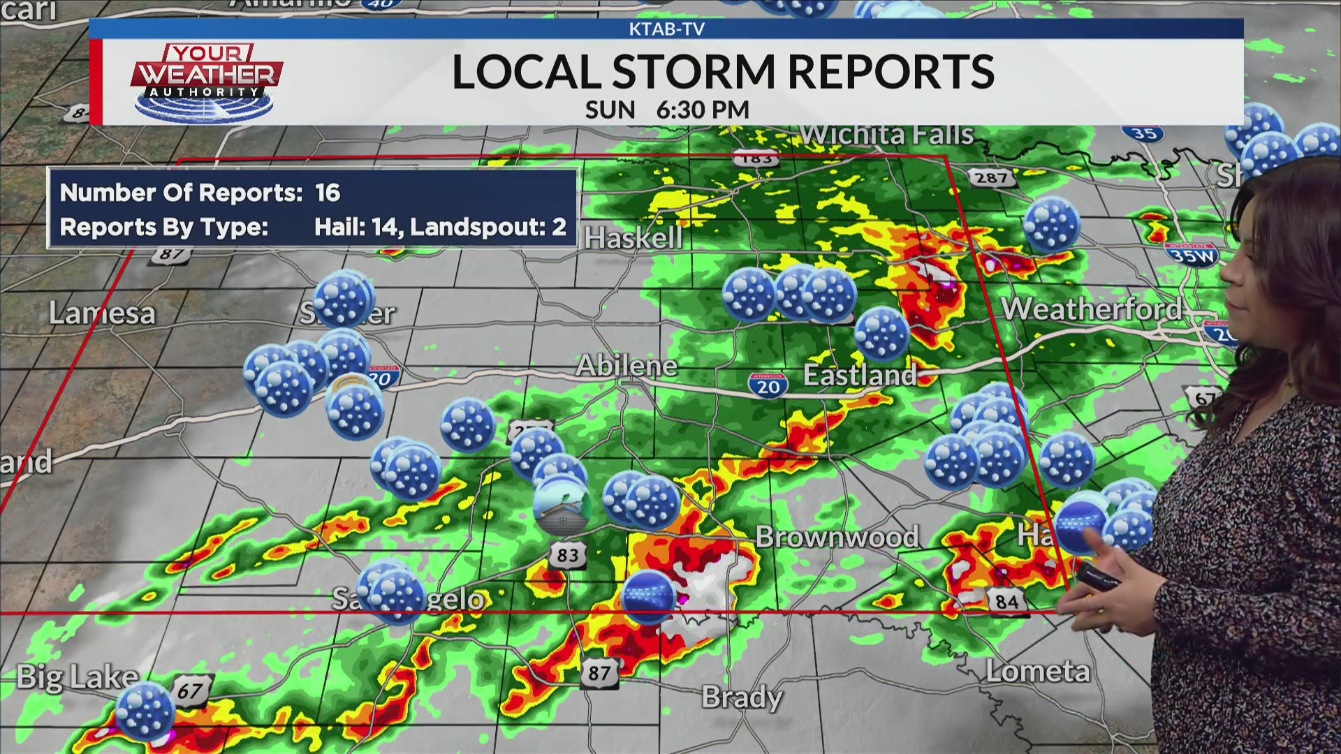 Wake-up weather: Cold front effects linger behind Sunday's severe storms