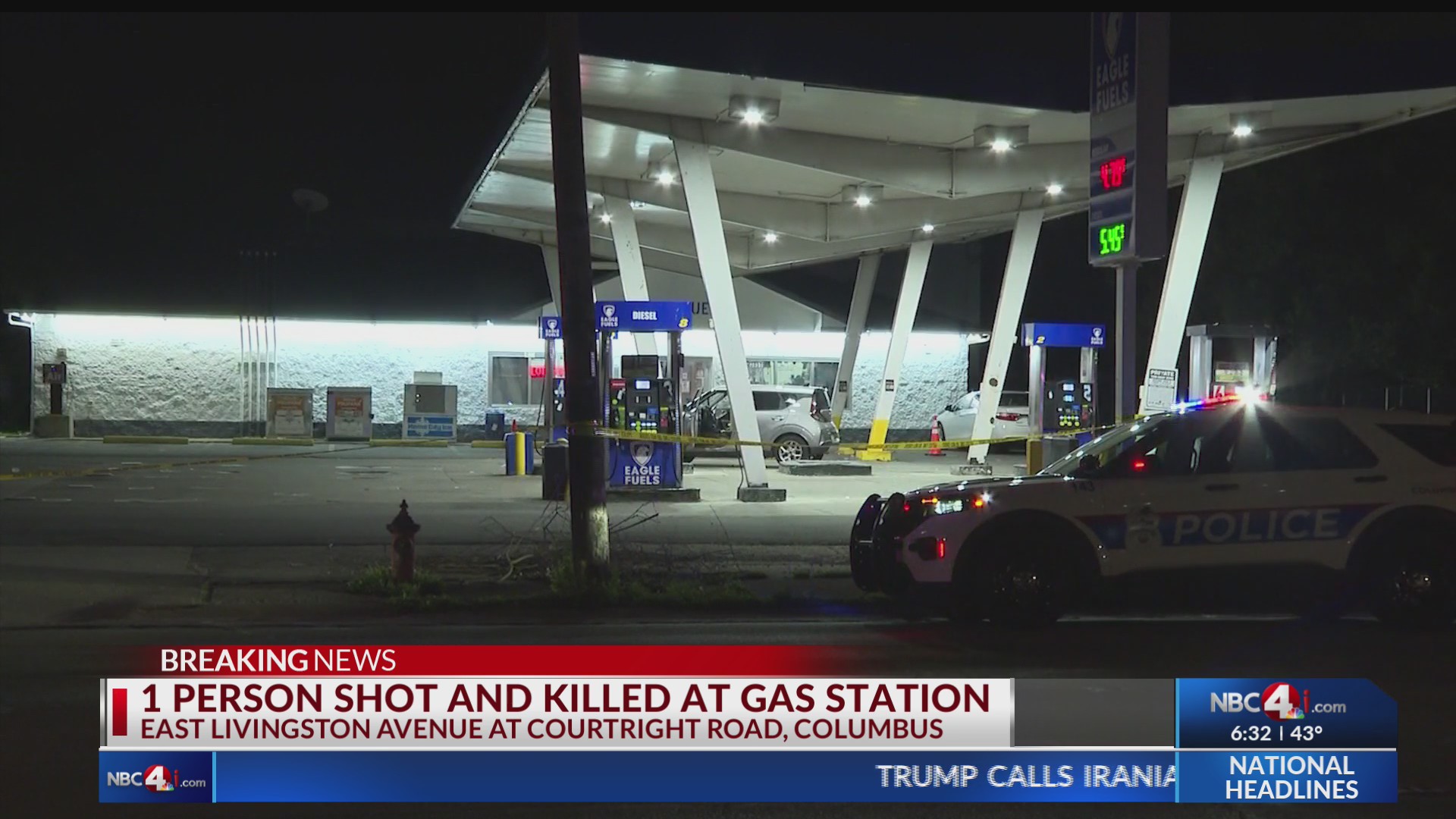One person shot and killed at East Columbus gas station
