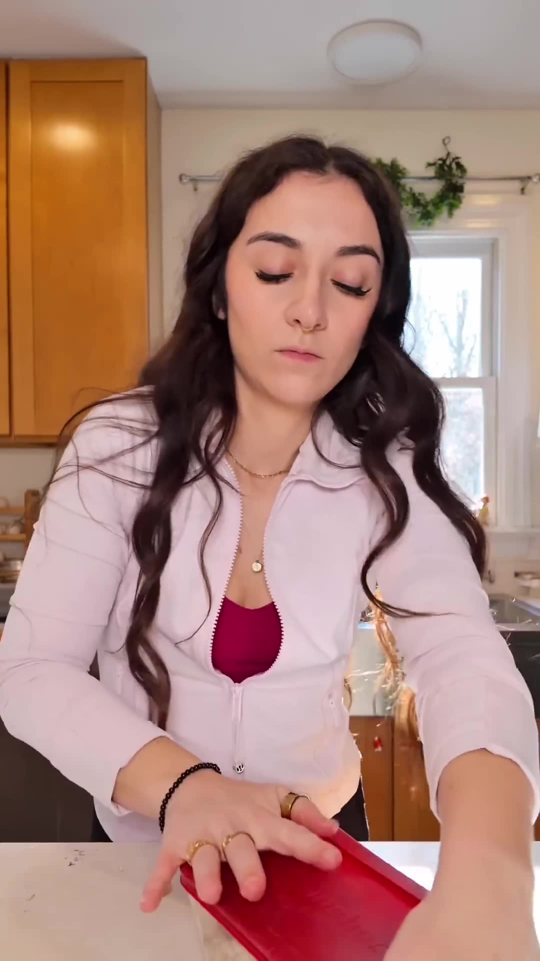 Following a calm morning routine focused on from-scratch baking