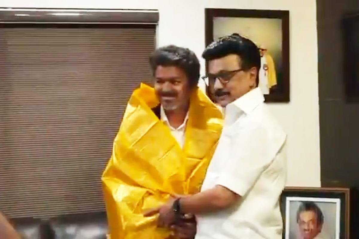 TN CM Vijay meets predecessor Stalin in courtesy call following first ...