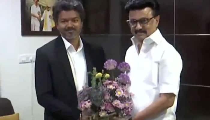Tamil Nadu CM Vijay meets MK Stalin, Udhayanidhi, days after taking oath
