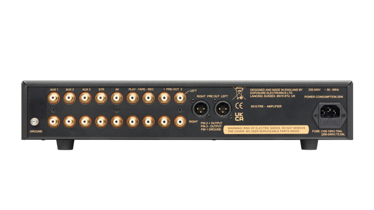Exposure 5510 preamplifier offers customisable phono and DAC options
