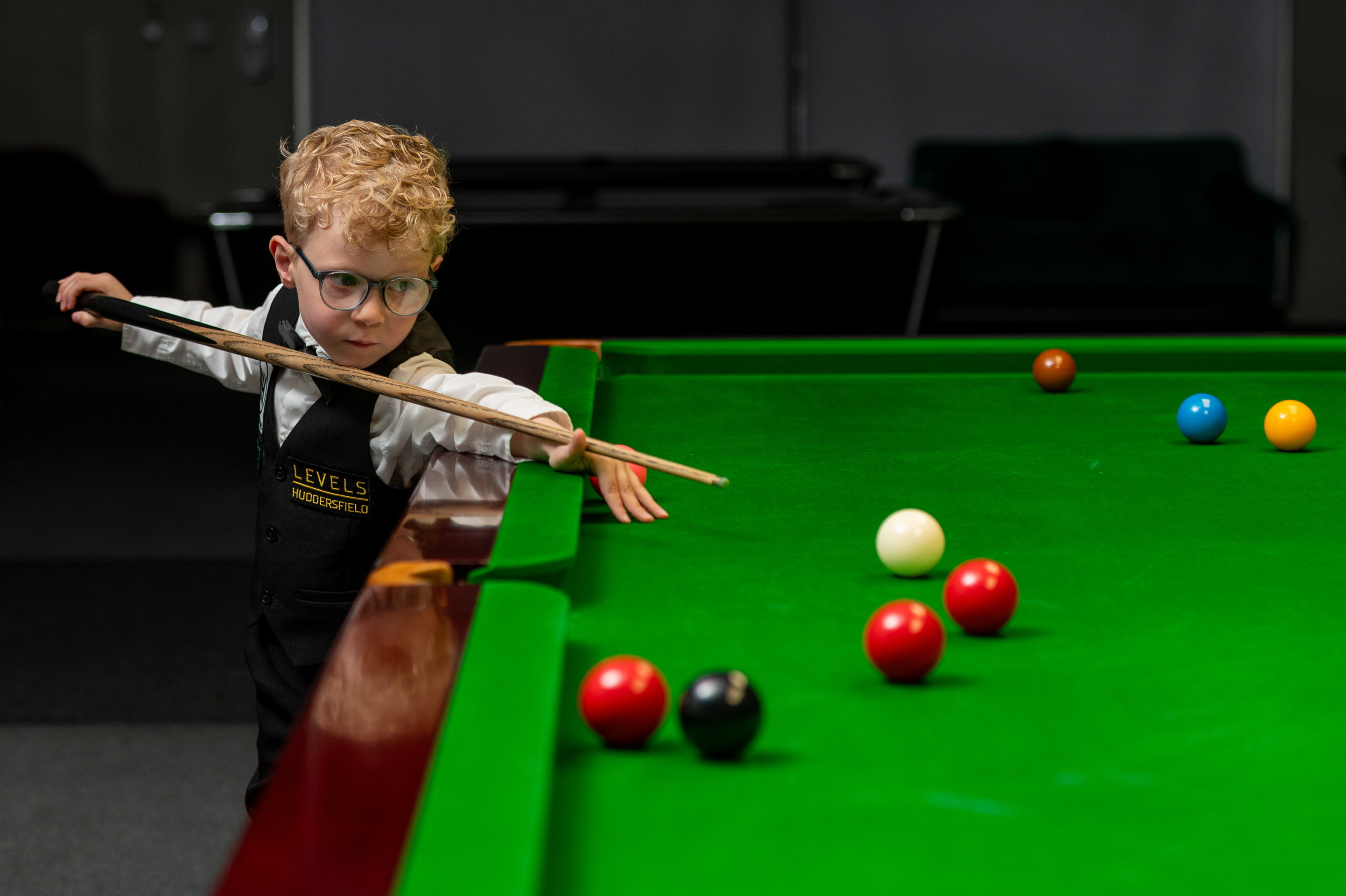Meet five-year-old snooker star already beating adults on full-sized tables