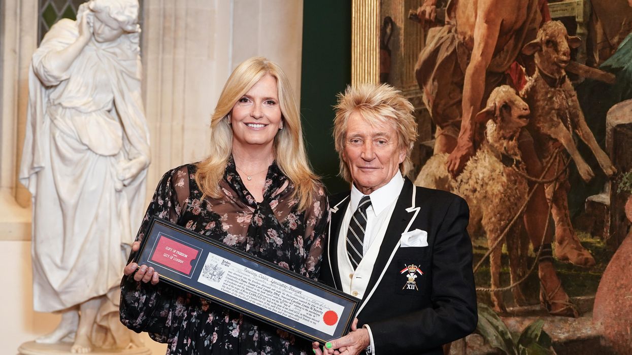Sir Rod Stewart 'so proud' of wife Penny Lancaster receiving freedom of ...