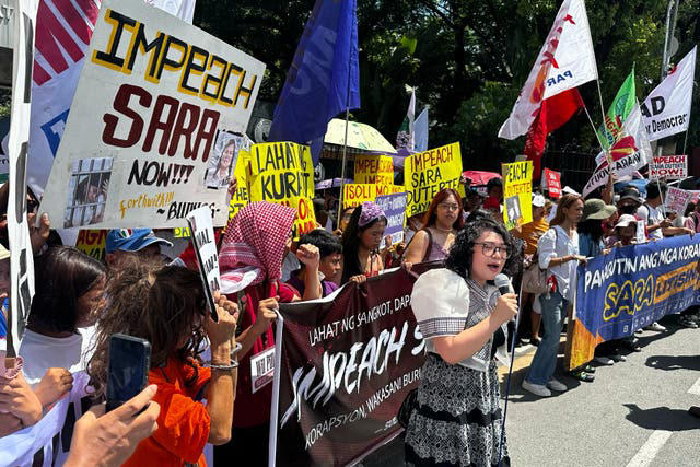 Philippine House of Representatives votes to impeach Vice President ...