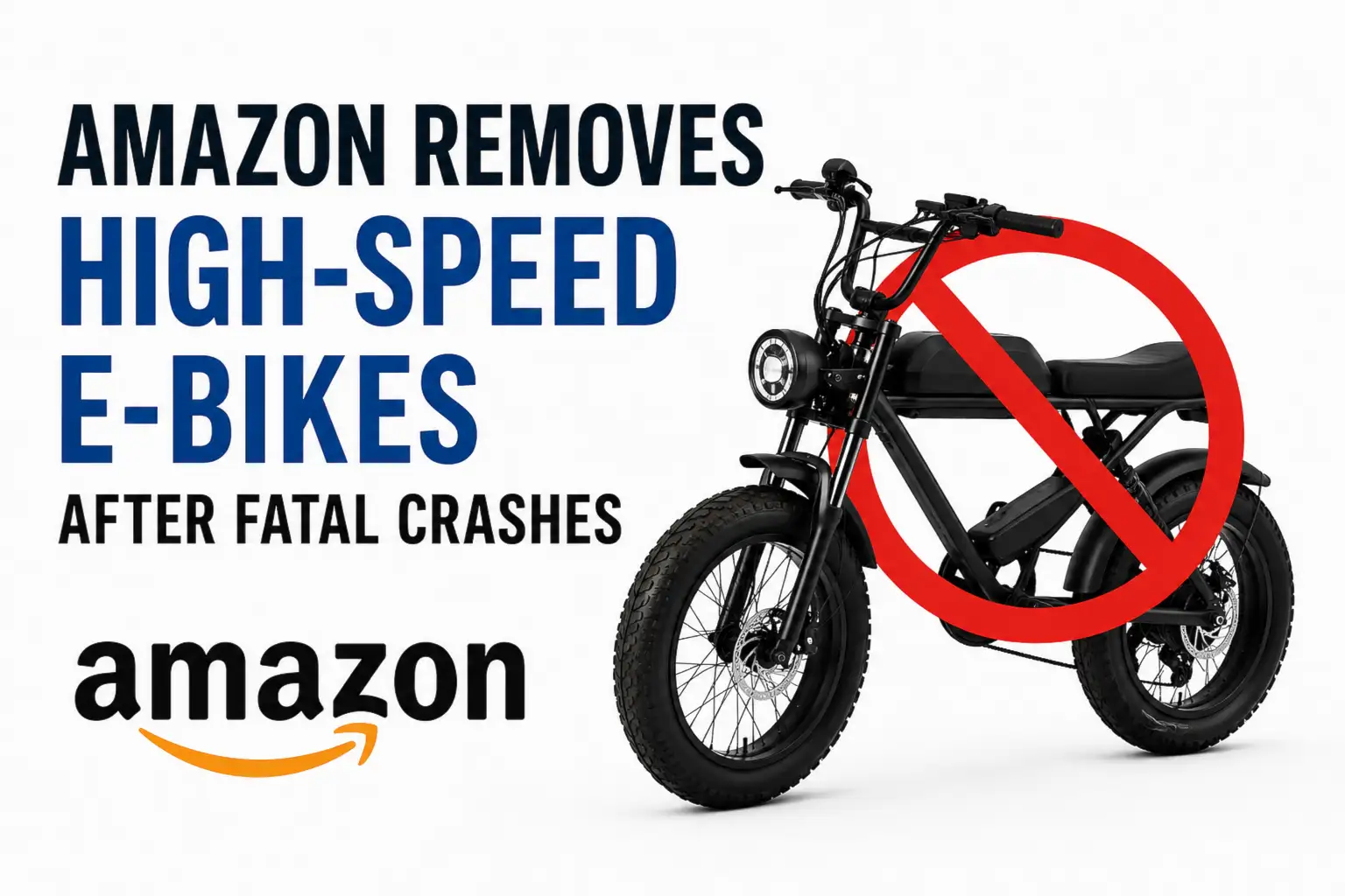 Amazon removes high-speed e-bike listings after fatal crashes: What ...