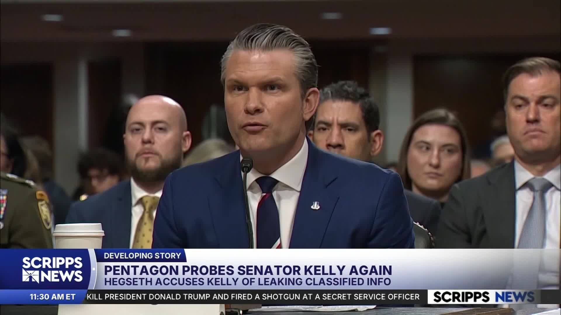 Hegseth calls for new investigation into Kelly over remarks on ...
