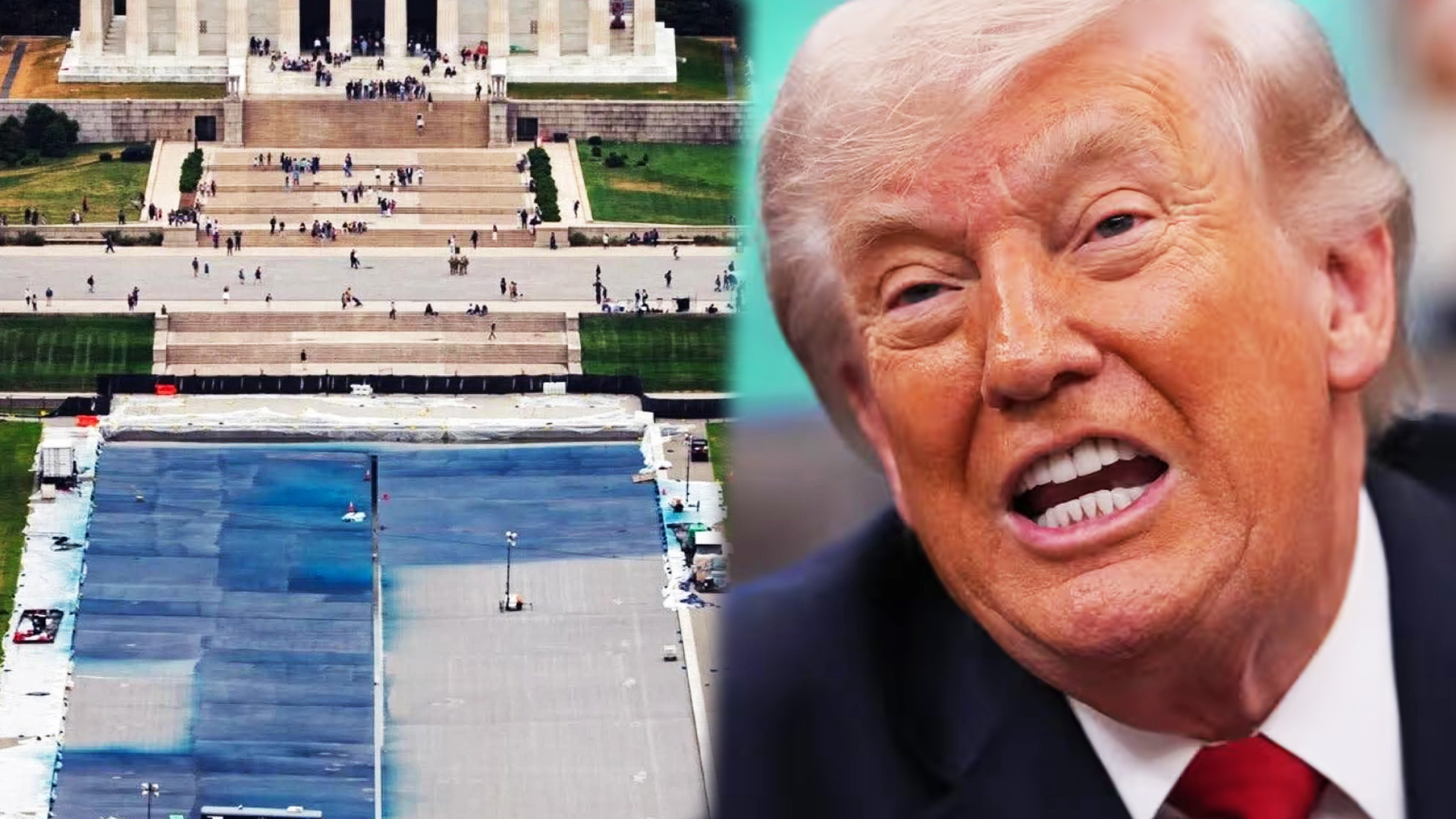 Trump gives DC reflecting pool contract to his pool guy