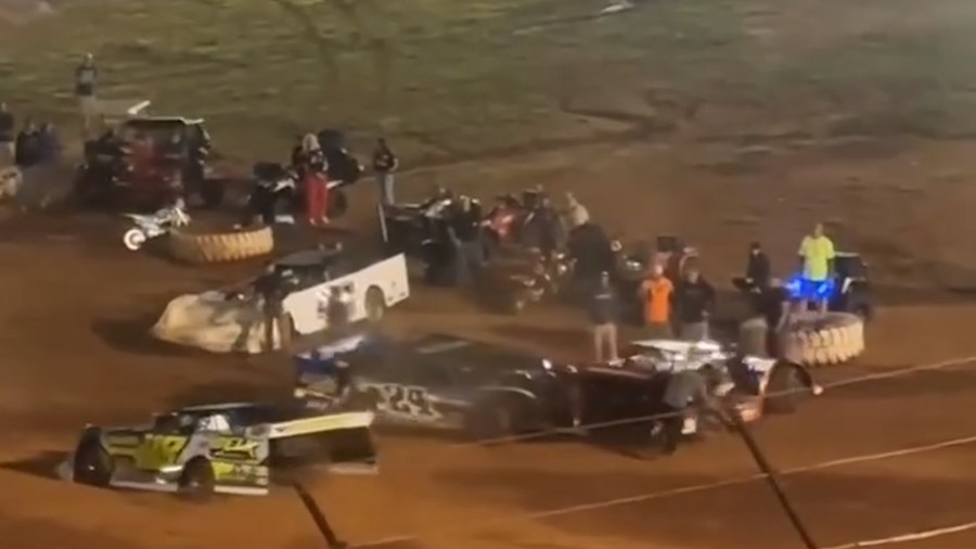 Video: Driver facing charges after race car collision in Niota