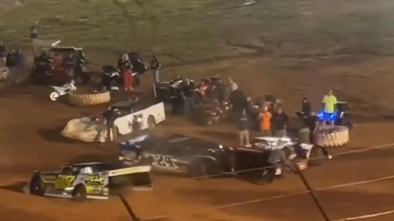 Video: Driver facing charges after race car collision in Niota