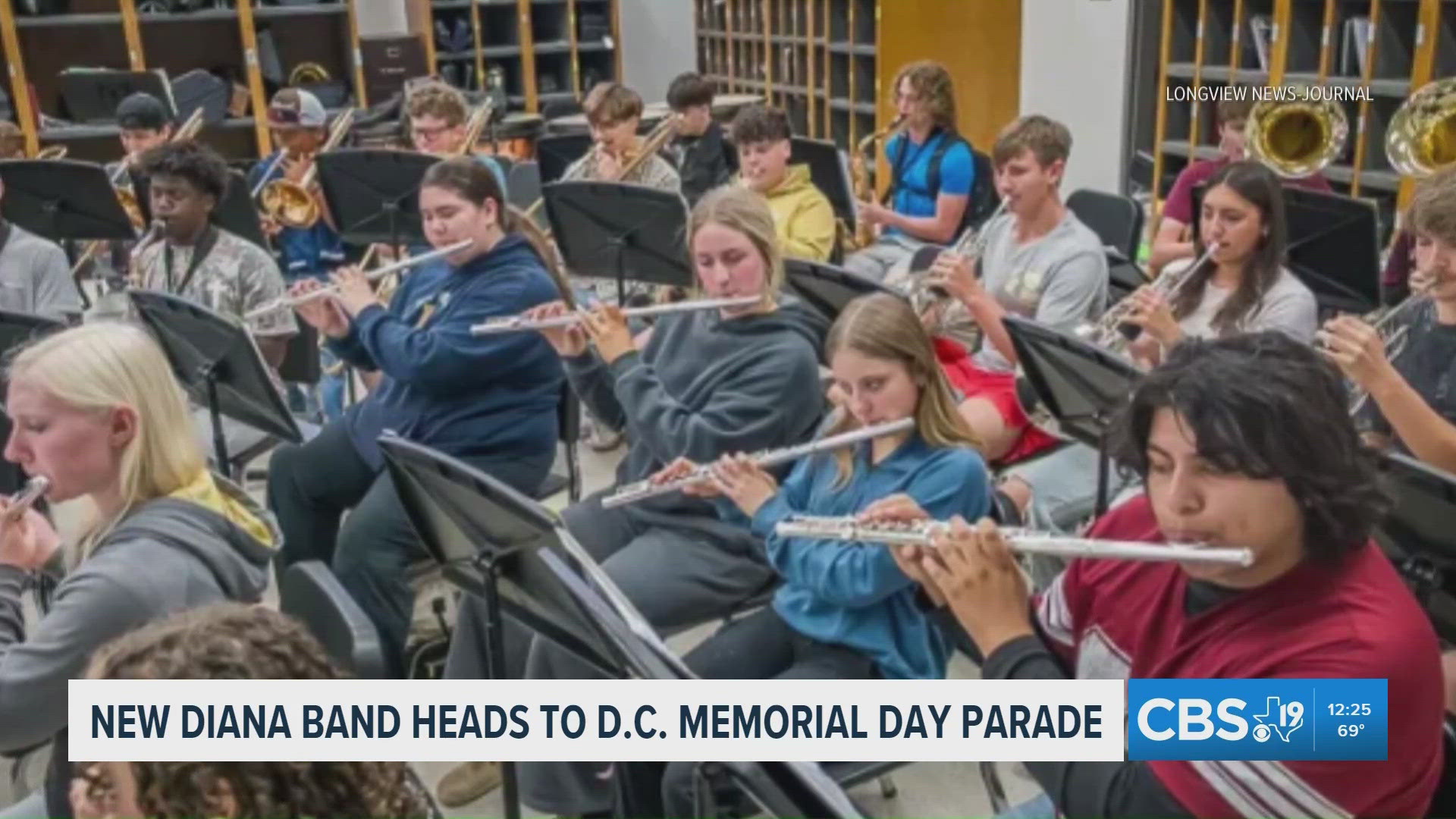New Diana Eagle Band to represent Texas in National Memorial Day Parade