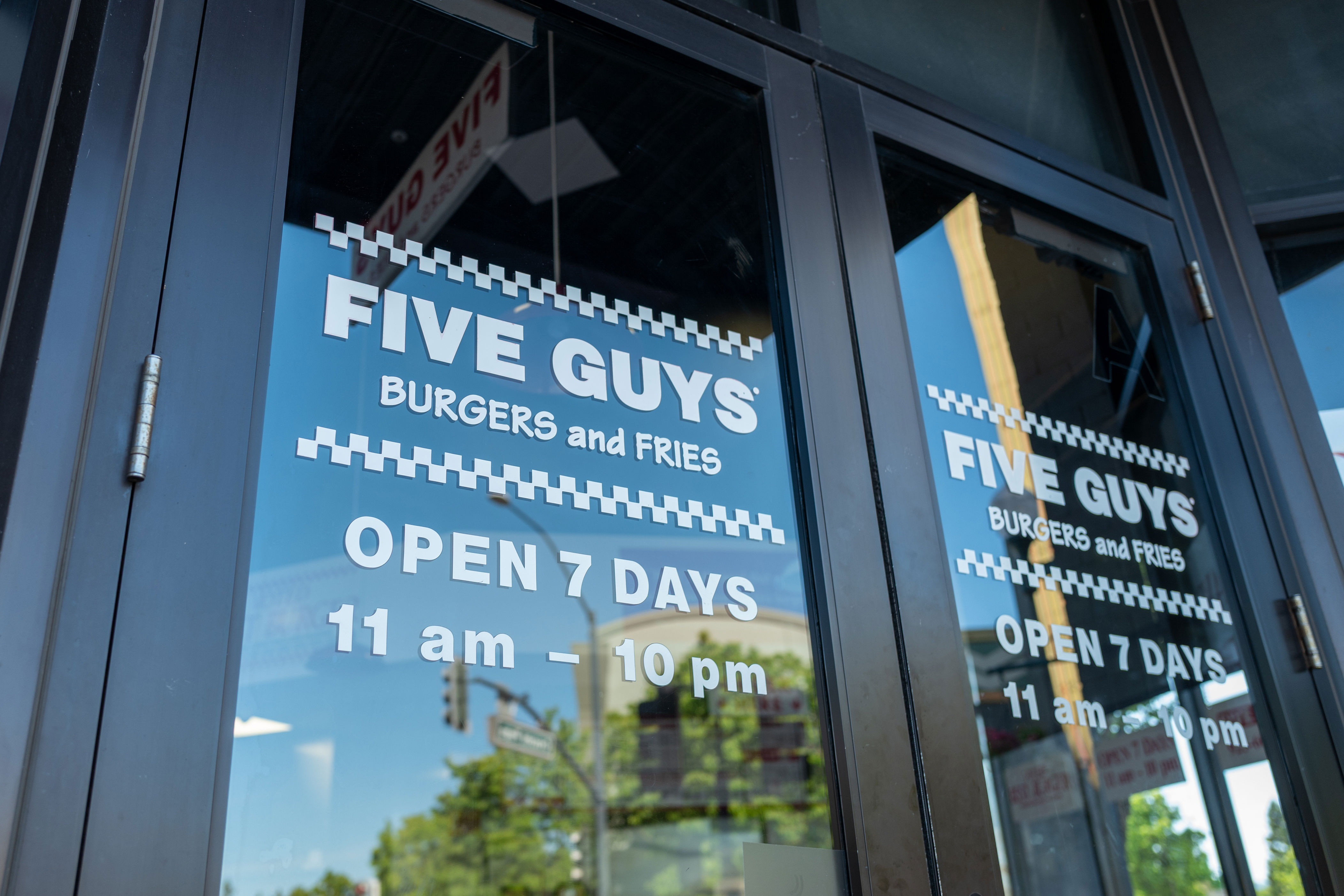 Five Guys Entrance