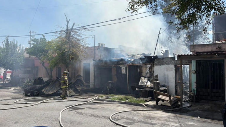 Abuelito logra salir a tiempo de incendio en su casa en colonia ...
