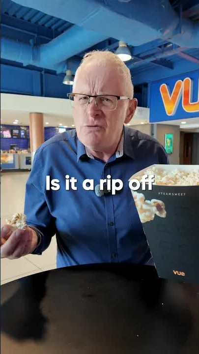 Movie popcorn - rip-off or fair price?