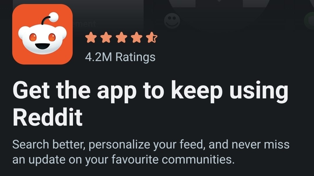 Reddit blocks mobile website access for some users while pushing app ...