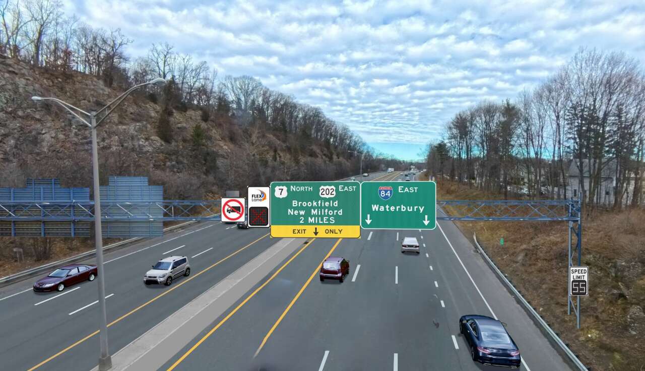 What to know about CT's 'flex lane' plans for Interstate 84 in Danbury