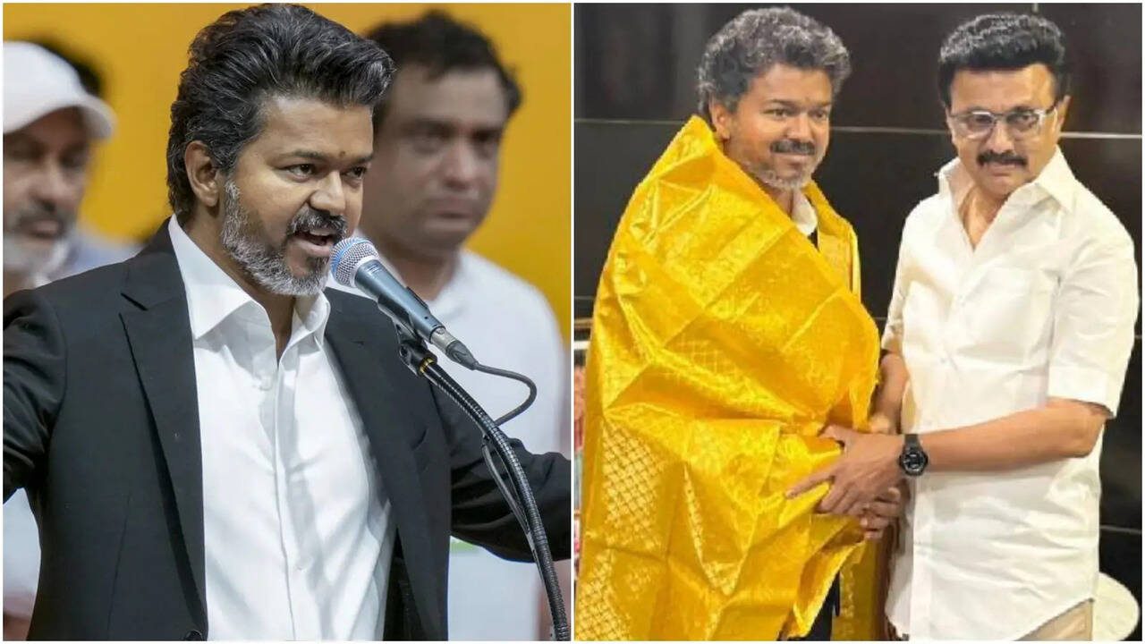Vijay’s day 1 as Tamil Nadu CM: Thalapathy meets DMK’s MK Stalin ...