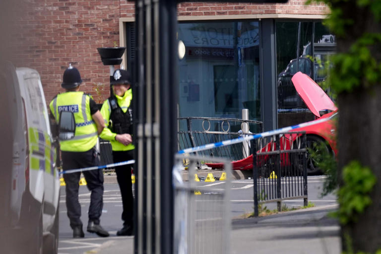 Man charged with attempted murder after car hit pedestrians