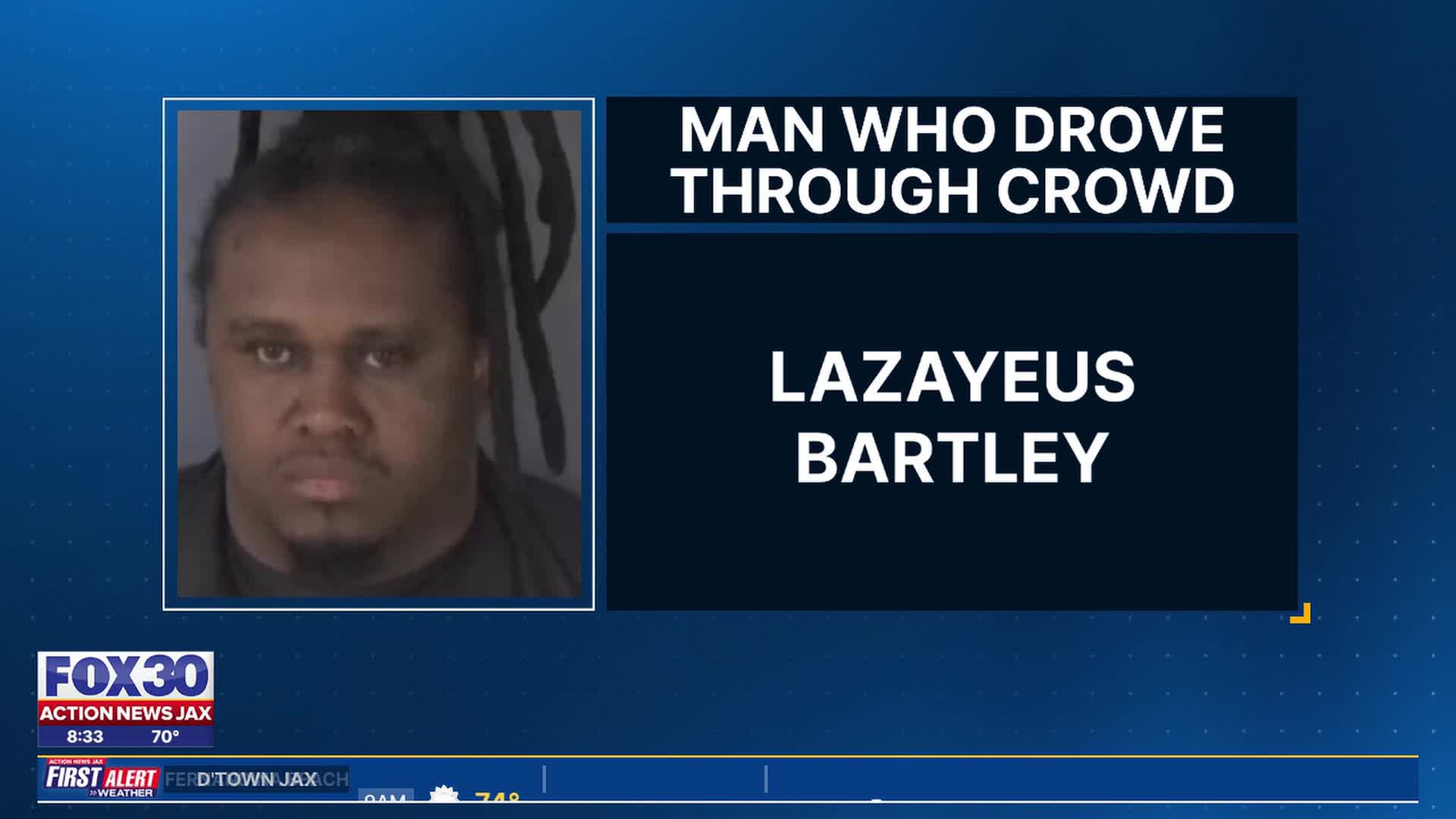 Man accused of driving through crowd at Palatka block party booked into ...