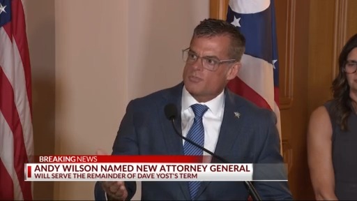 Andy Wilson named new Ohio attorney general by Gov. Mike DeWine