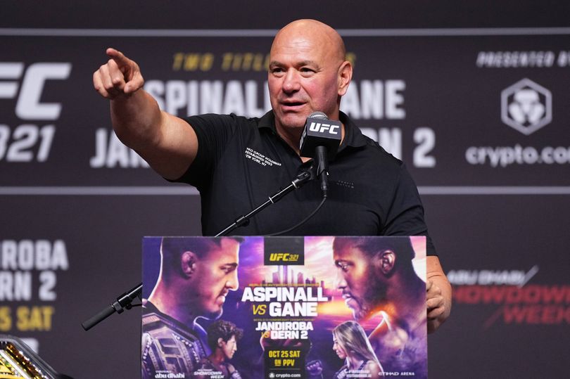 UFC boss Dana White hits out at rival promoter Eddie Hearn over Anthony ...