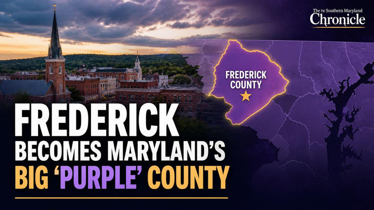 Frederick becomes Maryland’s big 'purple' county