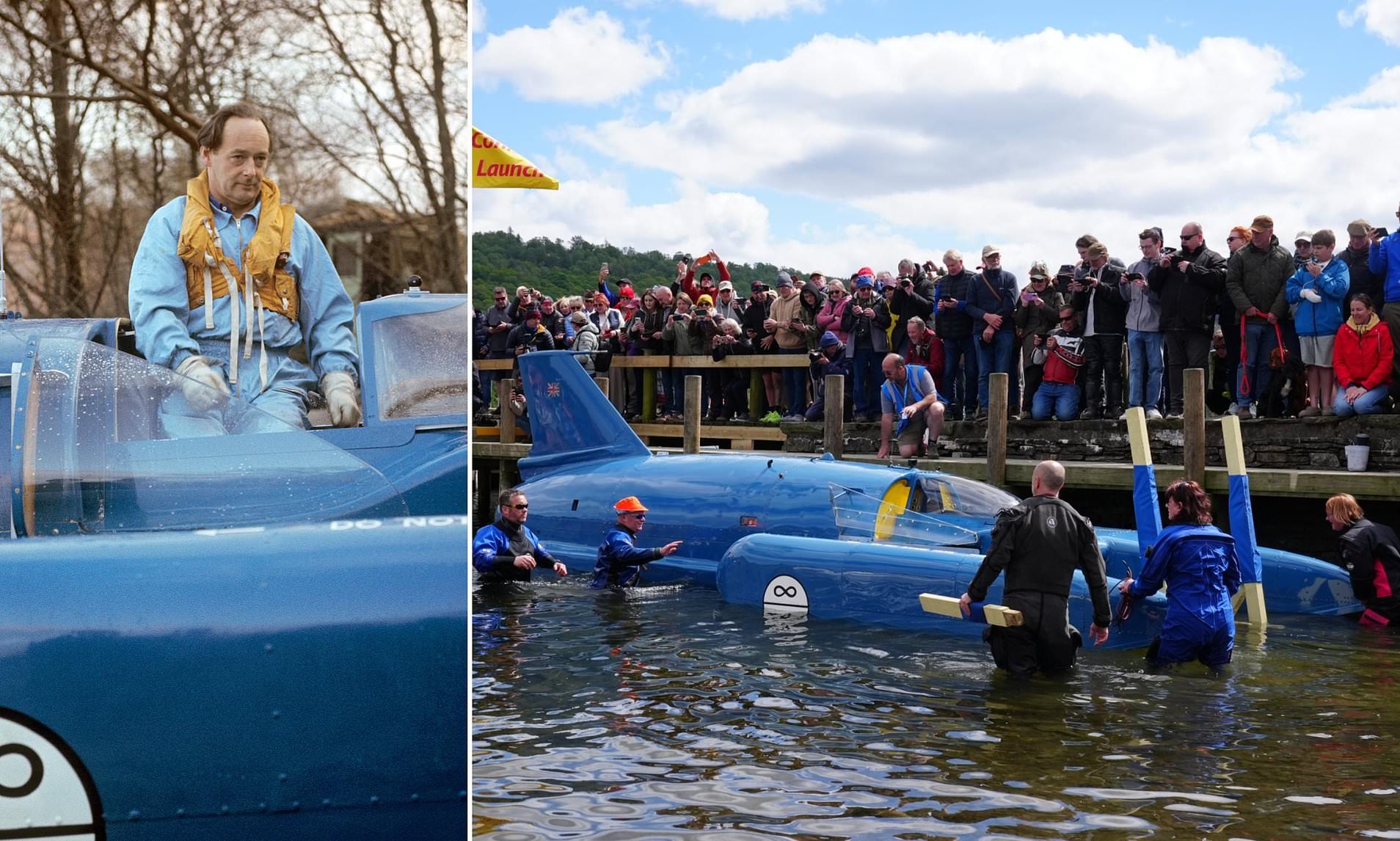 Iconic Bluebird K7 returns to Coniston Water for the first time after ...