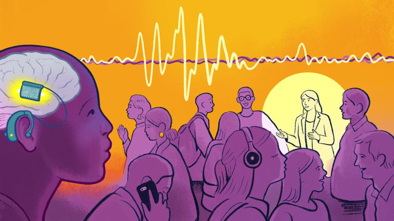 Brain-controlled hearing system isolates one speaker in noisy settings ...